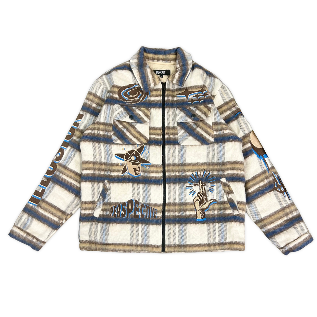 "ILLUSION" Plaid Jacket
