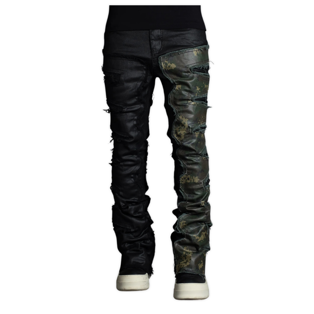 Black Split Denim V3