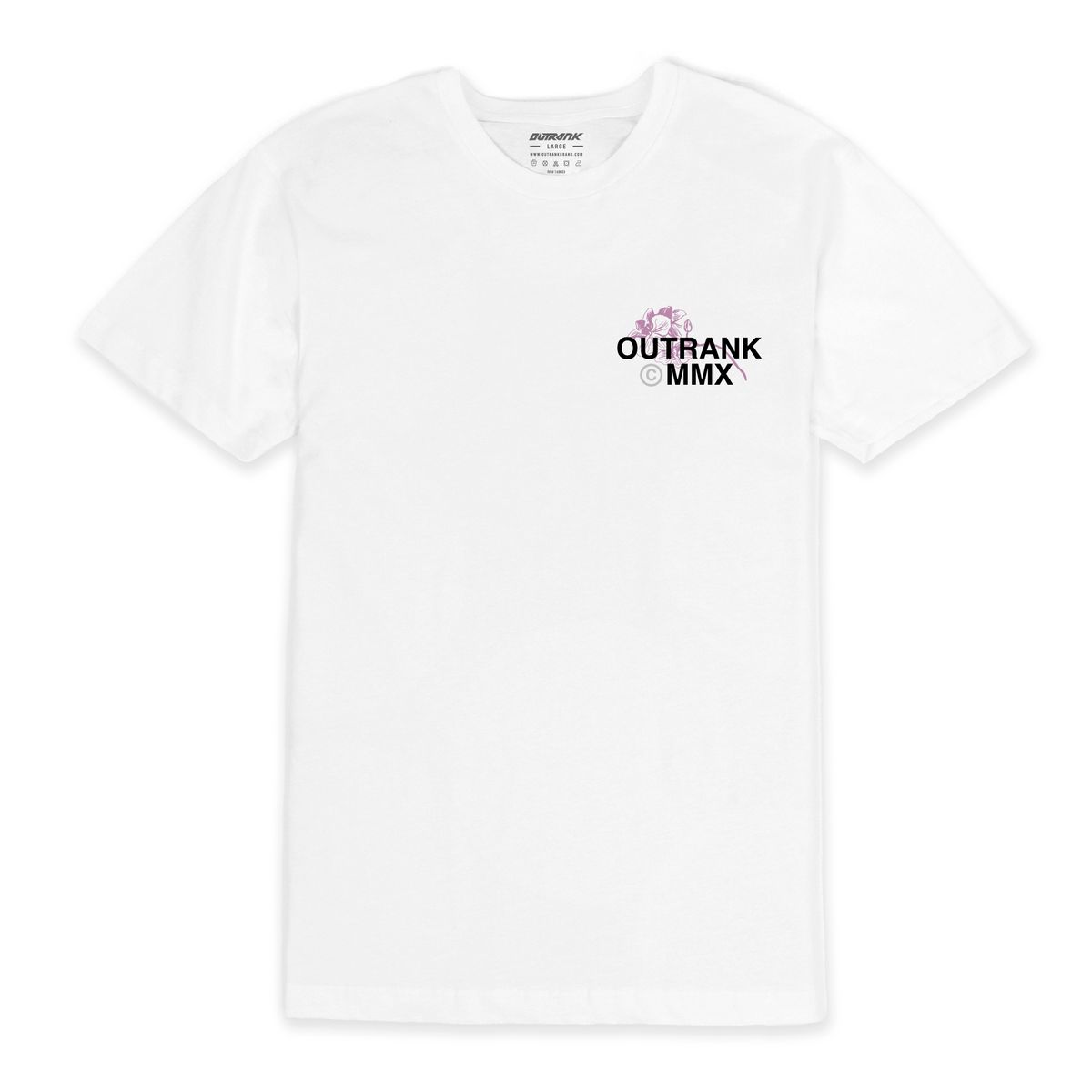 Giving Flowers Embroidered T-shirt
