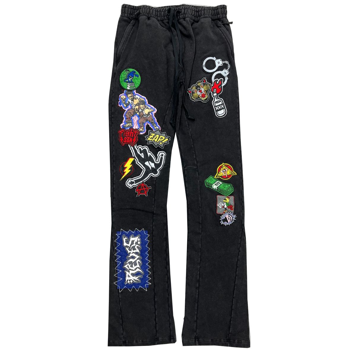 Patch Flare Sweatpants