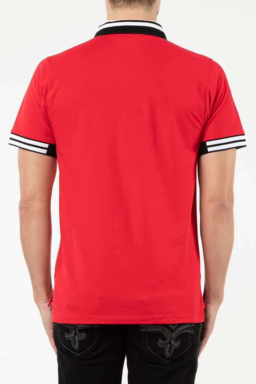 Short Sleeve Red Polo