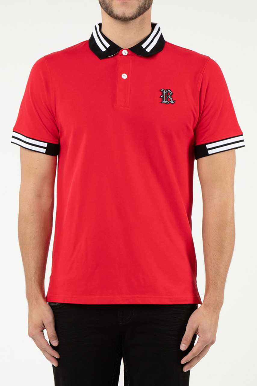 Short Sleeve Red Polo