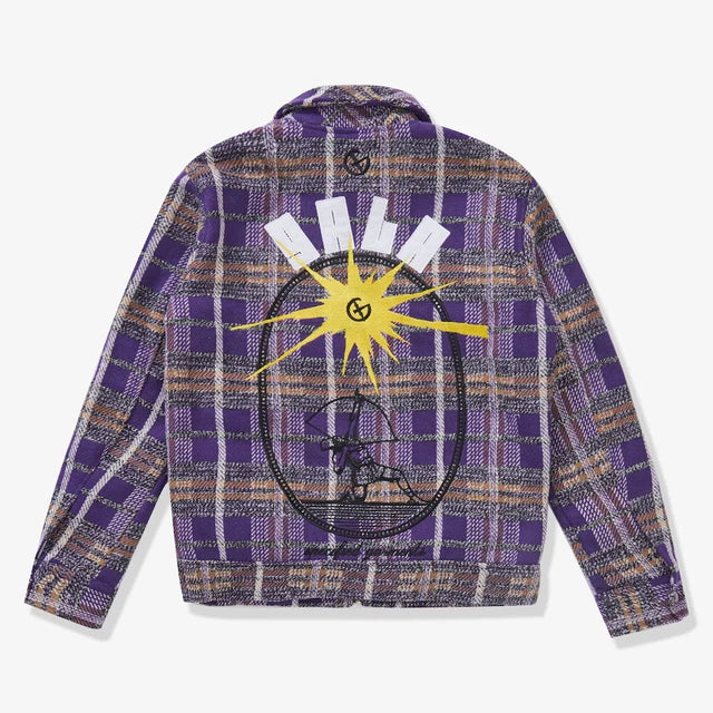 Reckoning Flannel Jacket - Purple Plaid
