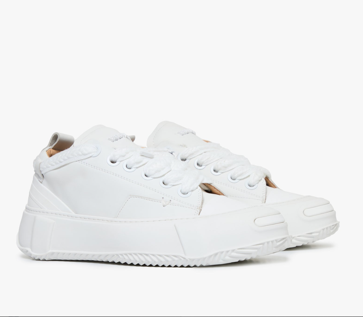"VISION" WHITE LEATHER