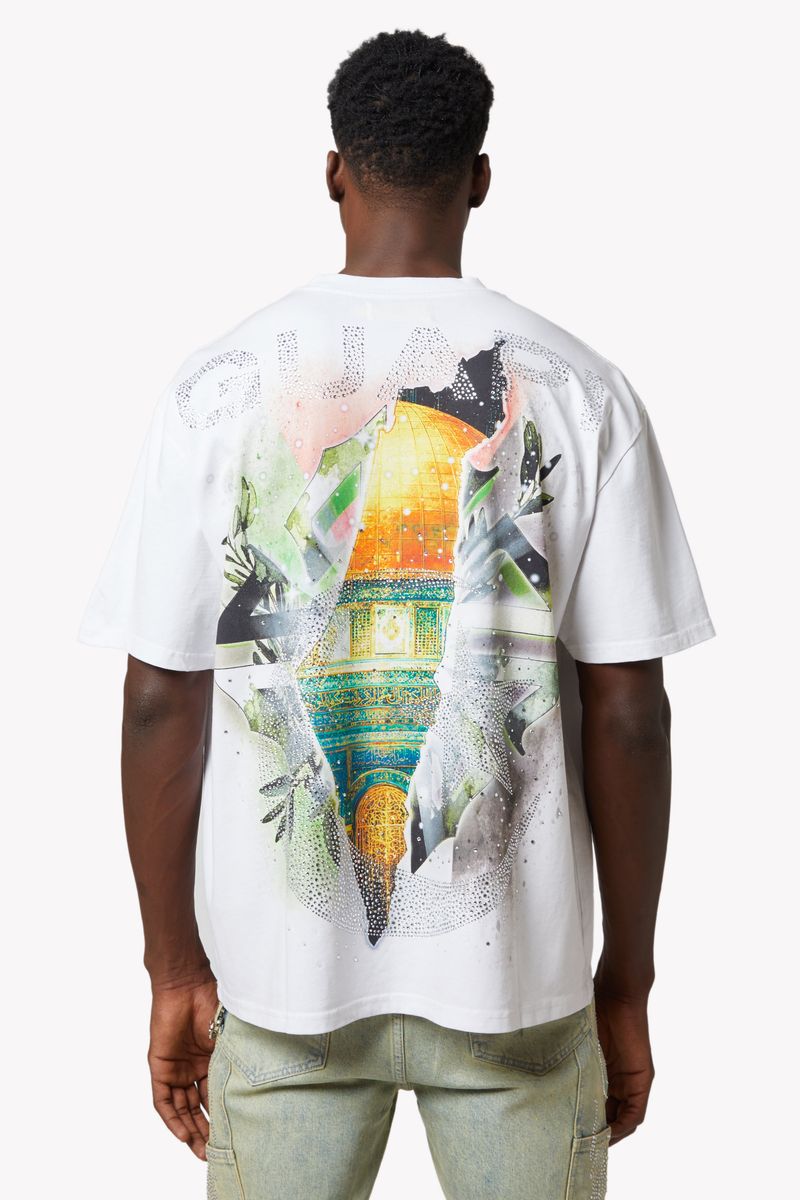 White Free Palestine T