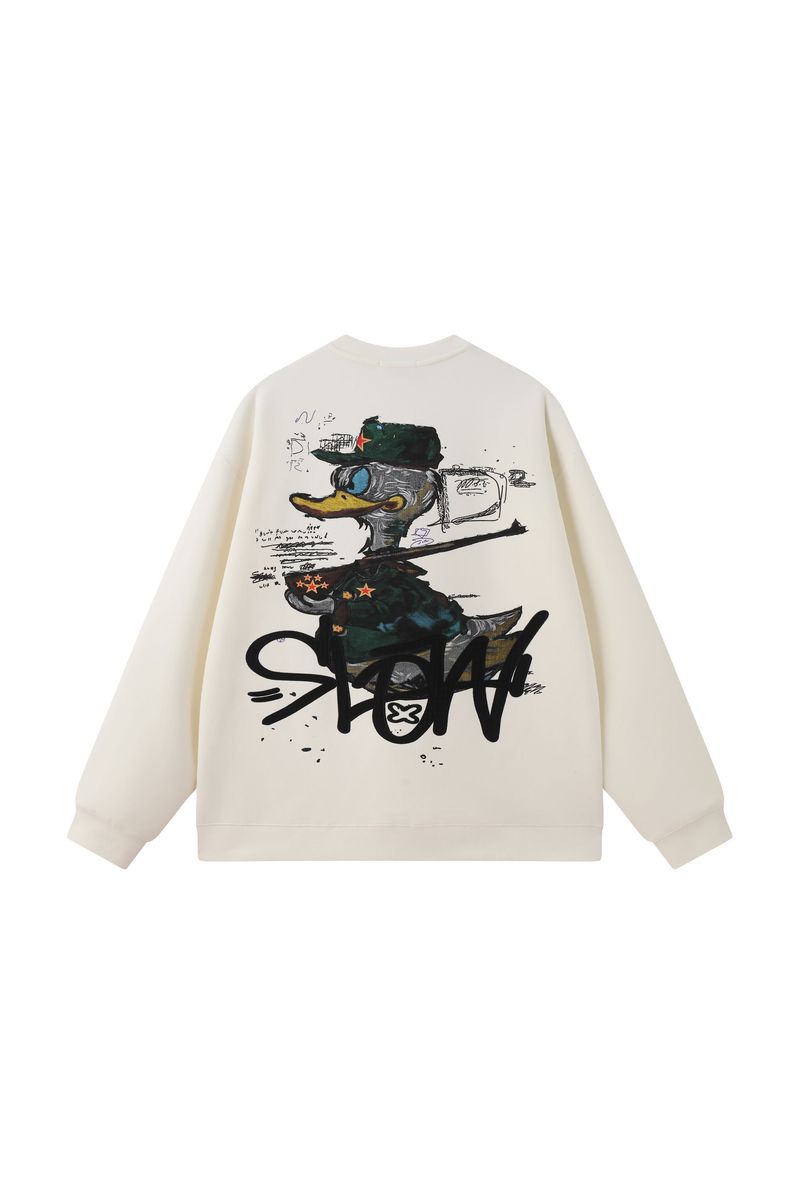 Slow-Cream Crew Neck