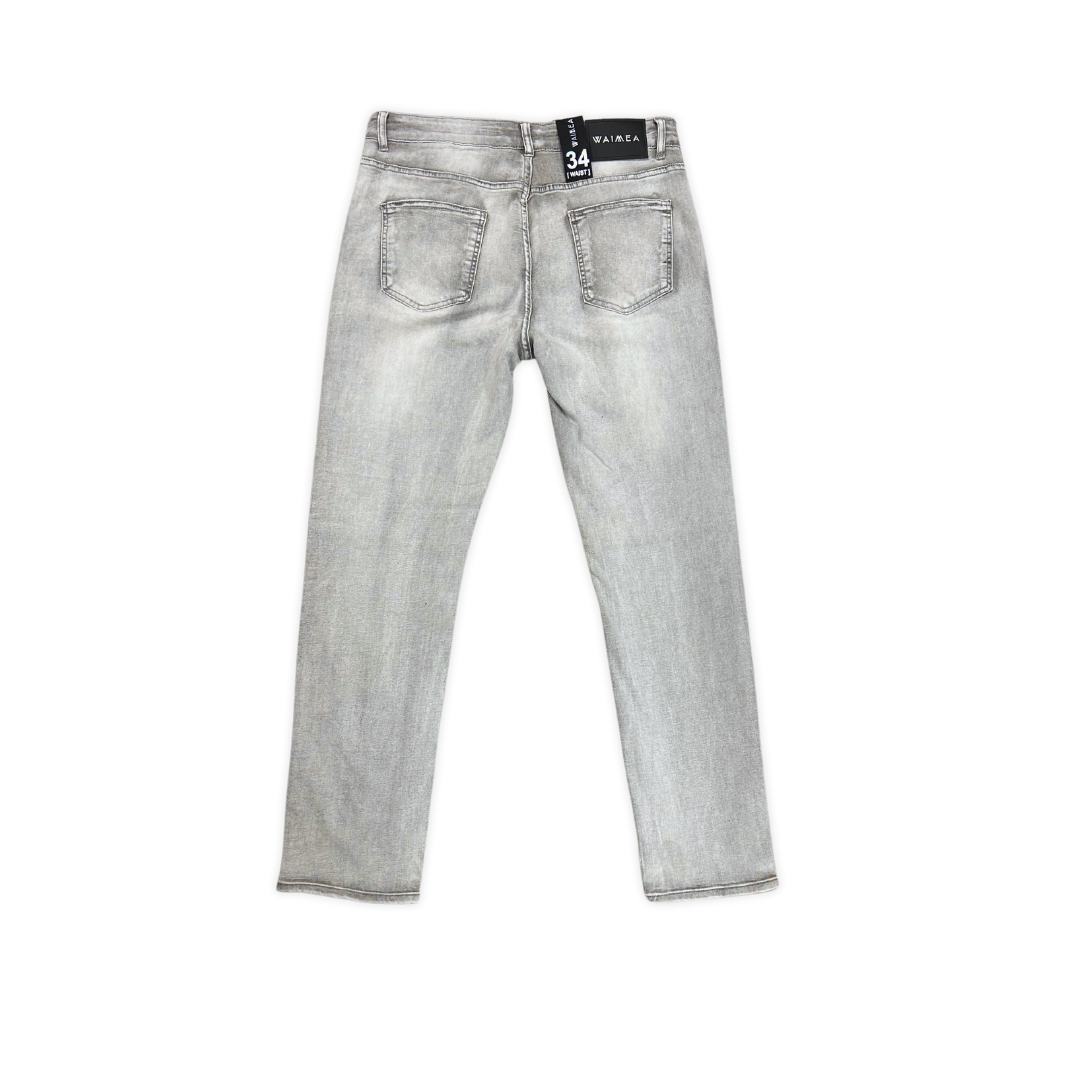 Flex Skinny Fit Grey Bleach