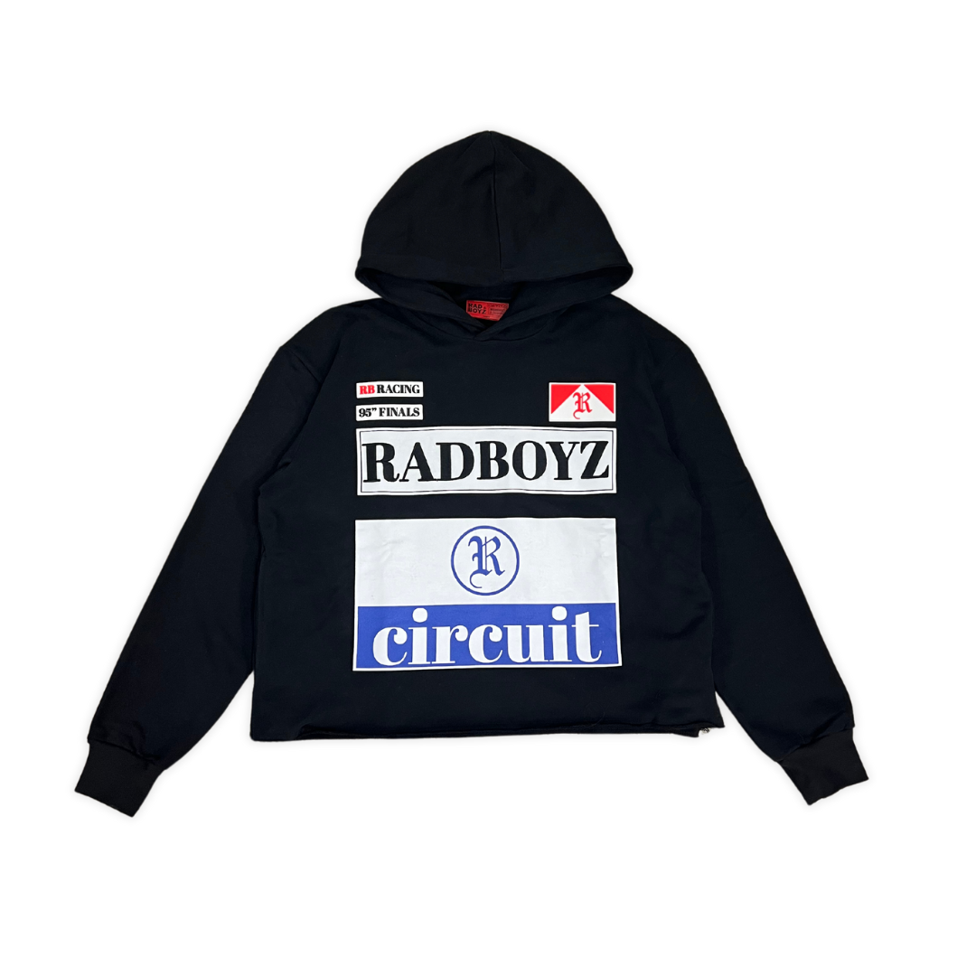 Circuit Cropped Hoodie