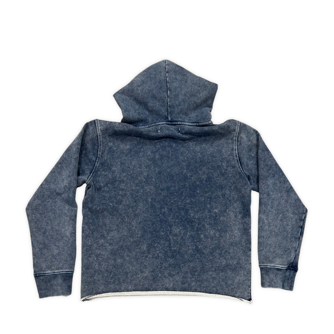 Cropped NY Yankees Flower Hoodie