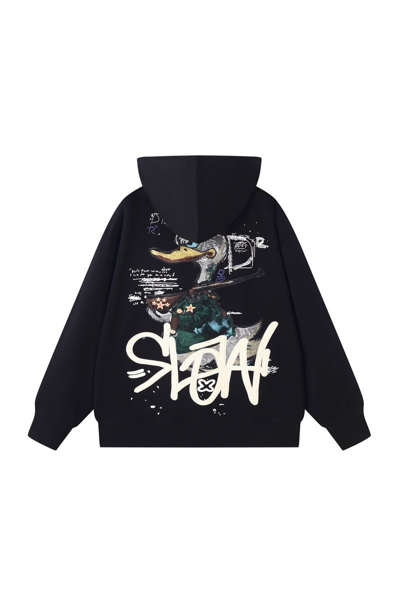 "Slow" Black Hoodie