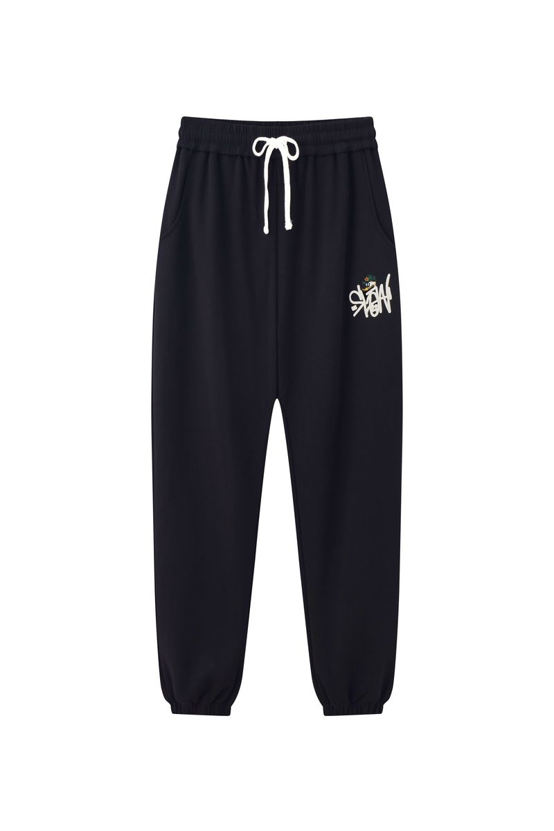 "Slow" Black Sweat Pants