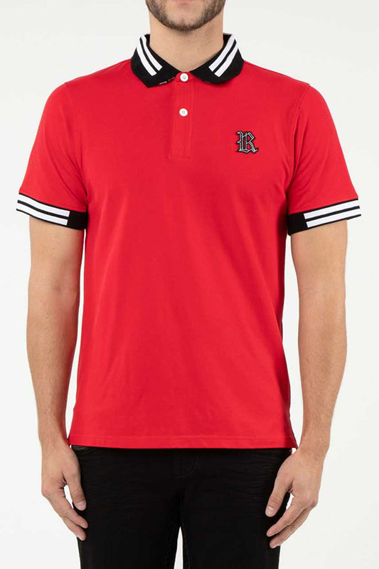 Short Sleeve Red Polo
