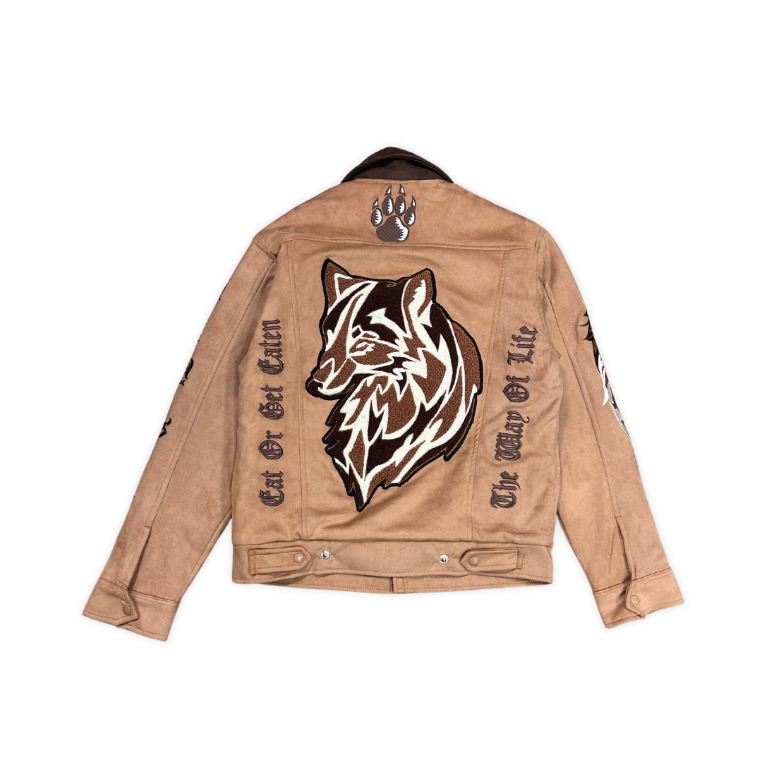 "Eat or Get Eaten" Wolf Jacket