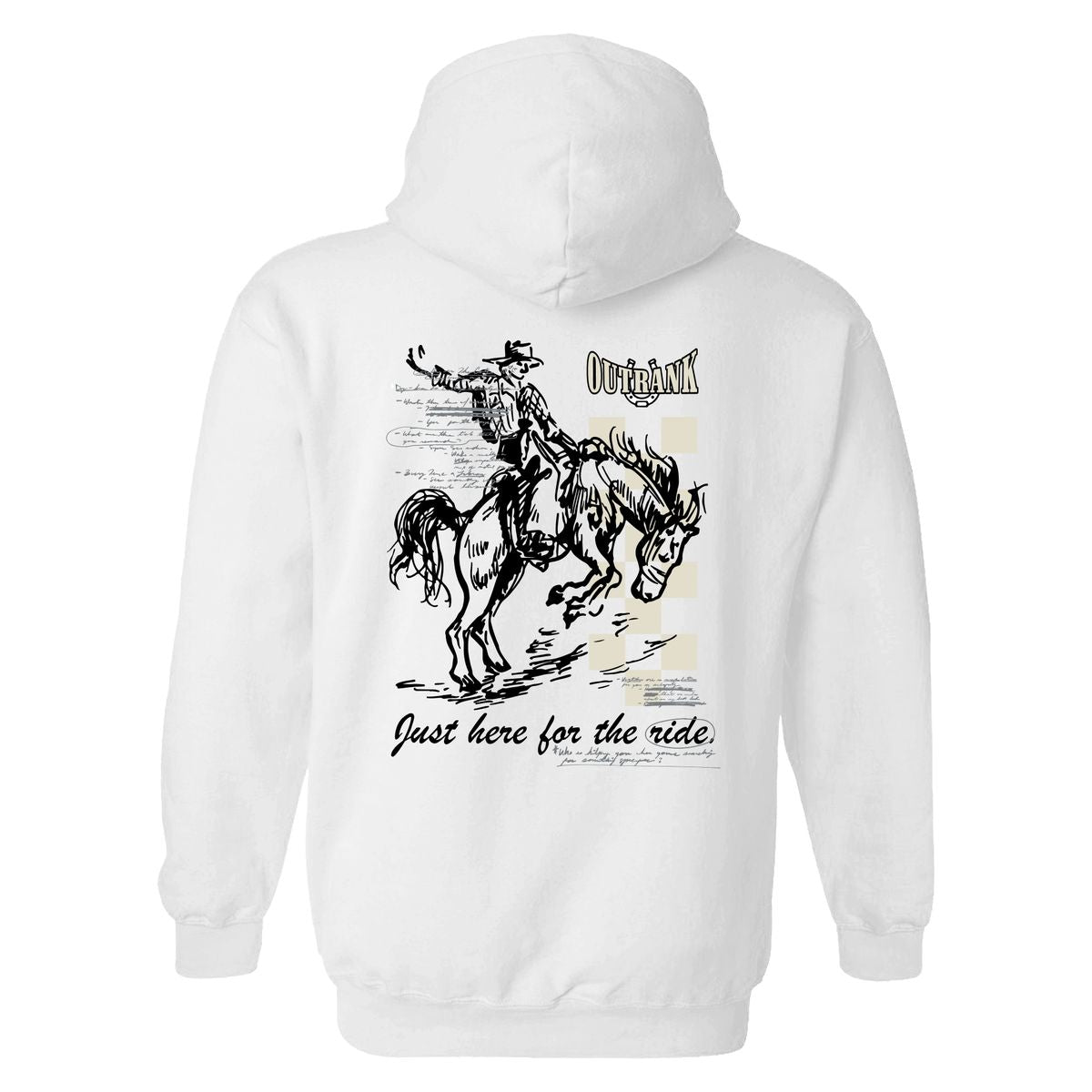 "Just Here For The Ride" Hoodie