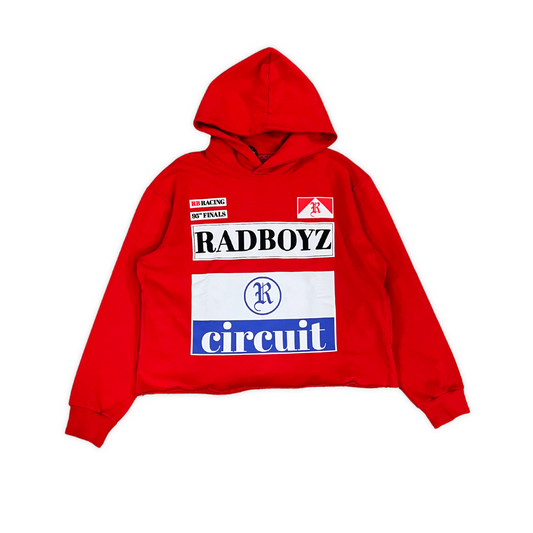 Circuit Cropped Hoodie